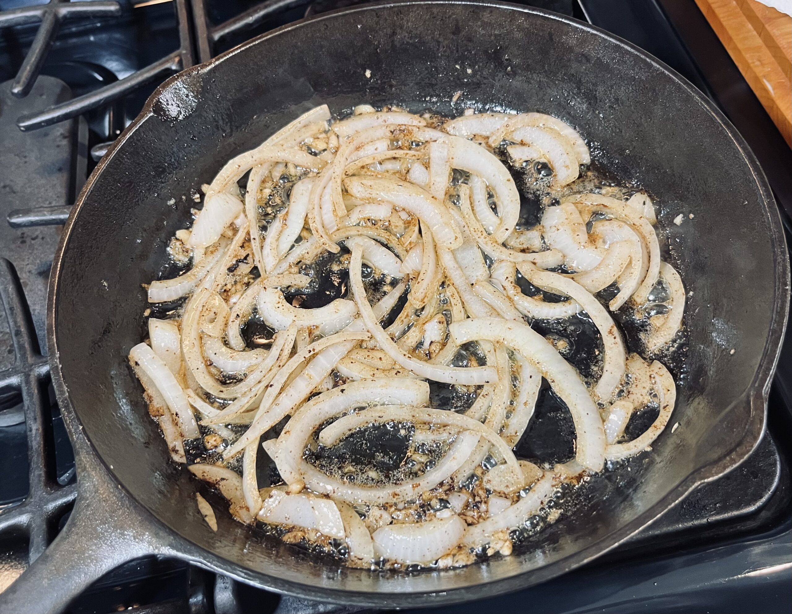 saute onion