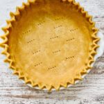 unbaked fresh milled flour pie crust
