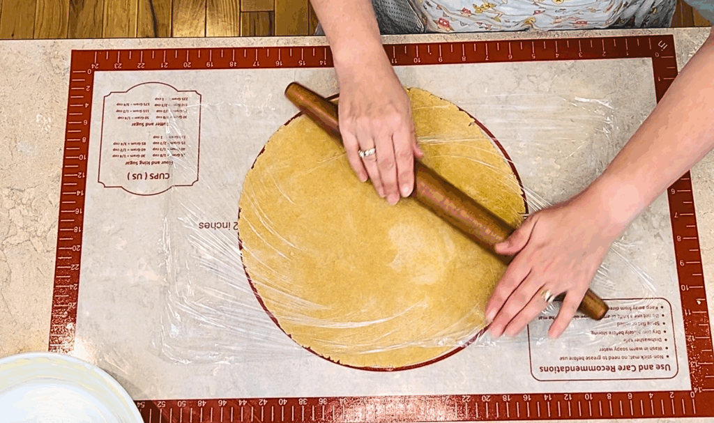 rolling fresh milled flour pie crust