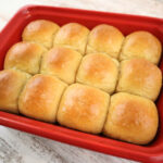 Yeast rolls made with fresh milled flour