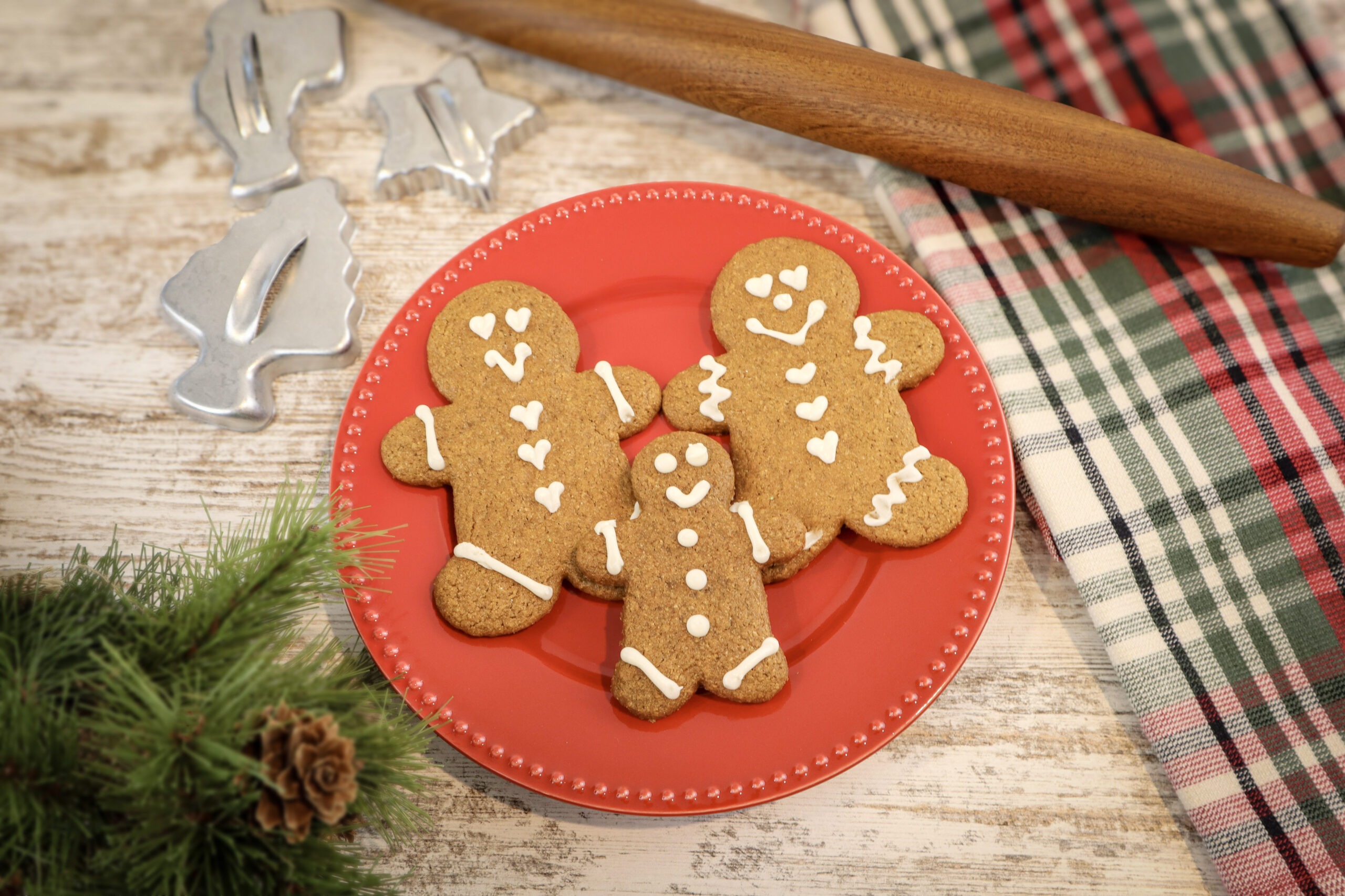 Soft, Chewy Gingerbread Cookies Made with Freshly Milled Flour