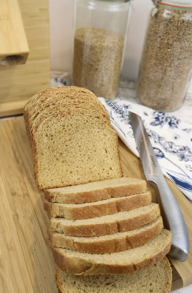Fresh Milled Flour Soft Sandwich Bread Machine Recipe