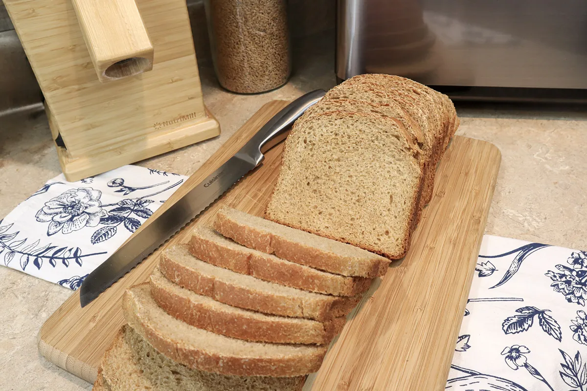 Fresh Milled Flour Soft Sandwich Bread Machine Recipe